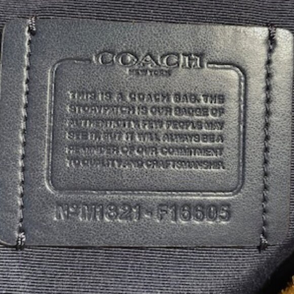 COACH, EUC MINI ORANGE PEBBLED LEATHER BACKPACK - Picture 10 of 14